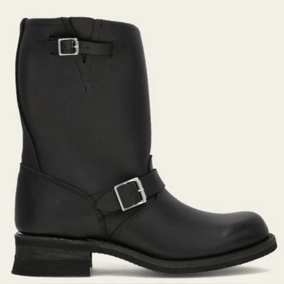 Frye Engineer Boots-Black-Size 11.5